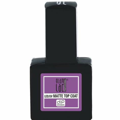 GlamLac Proffesional Matte Top Coat,Dip Süsteemi Matt Pealislakk